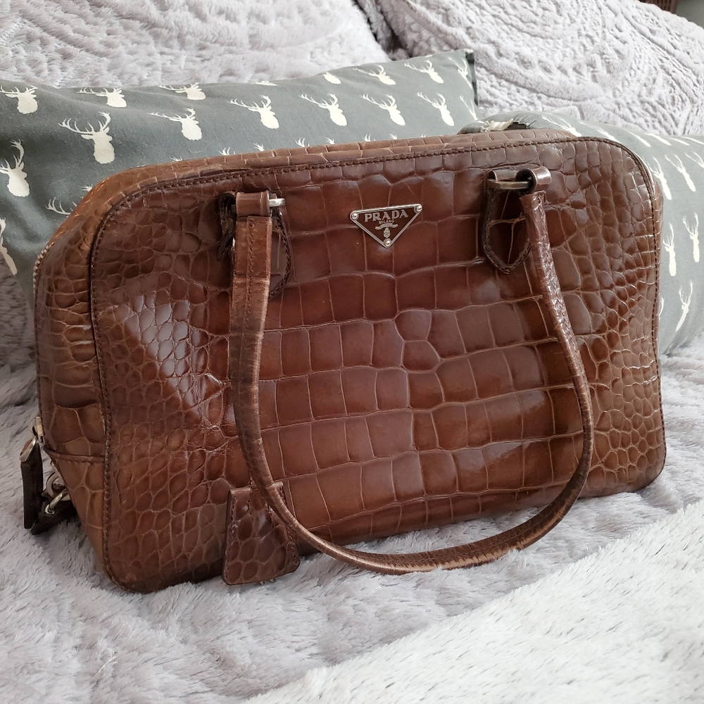 Prada Crocodile Purse